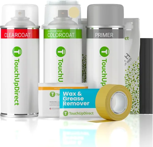 Vista 115 de TouchUpDirect 1J7 Atomic Silver Metallic Compatible con Lexus Exact Match - Aerosol de pintura de retoque - Kit esencial