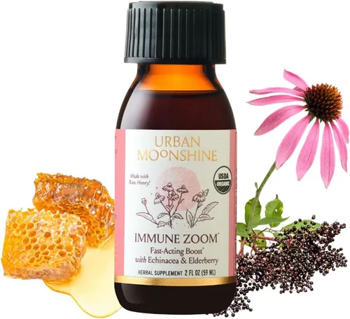 Urban Moonshine Immune Zoom - Jarabe de saúco orgánico - 2 fl oz