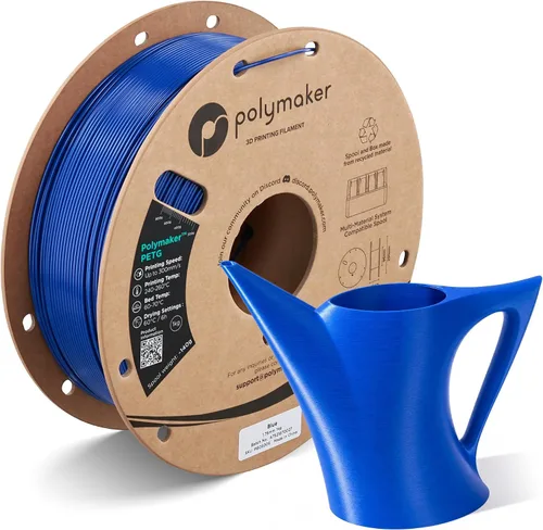 Vista 30 de Polymaker PETG Filament 1.75mm, 1KG, Army Brown PETG 3D Printer Filament, High-Speed Up to 500mm/s, Neatly Wound, Smooth Feeding, Reduced Stringing
