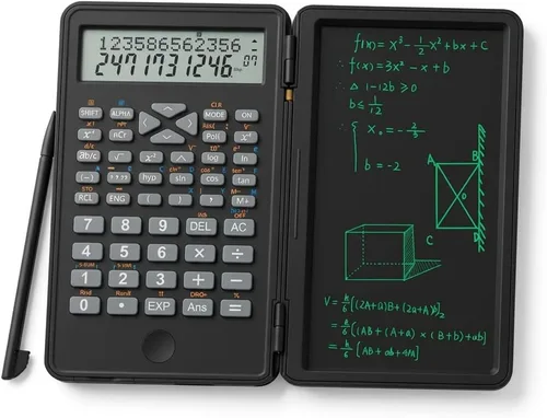 Calculadora científica con tableta de escritura LCD para la escuela