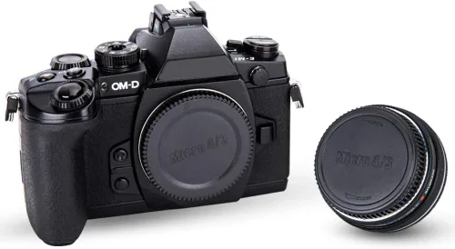 Vista 5 de 2-Pack Micro 4/3 Mount Body Cap & Rear Lens Cover for M4/3 Cameras & Lenses