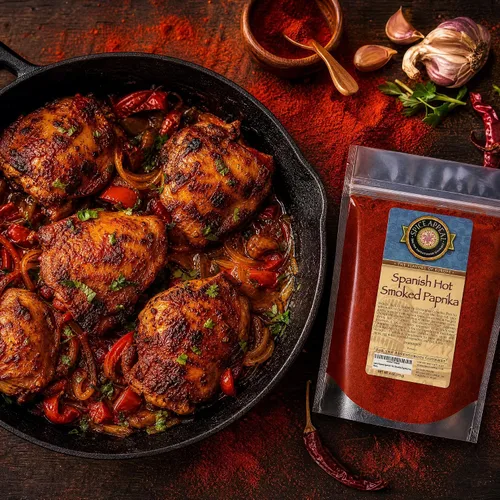 Vista 2 de Spice Appeal Pimentón ahumado caliente español en bolsa resellable para mantenerse fresco, 4 oz