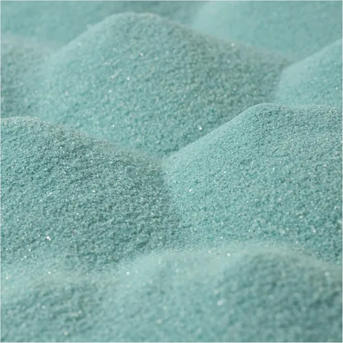 Sandtastik Arena de color Aqua Classic: caja a granel de 25 libras de arena de grano fino vibrante para artes y manualidades, botellas de arena