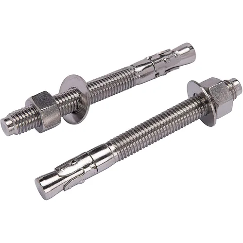 Anclaje de hormigón de 1/2" x 2-3/4", anclaje de cuña de acero inoxidable 304 con excelente rendimiento antioxidante, kit de anclajes y tornillos de