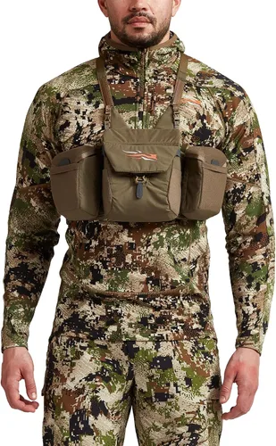 Vista 2 de SITKA Gear Mountain Optics Big Game Camo Arnés de caza Pirita