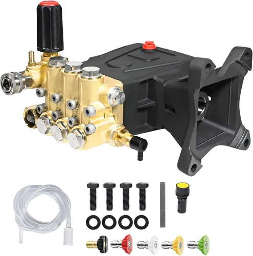 YAMATIC Triplex Bomba de lavado a presión de eje de 1" 4300 PSI 4.2 GPM