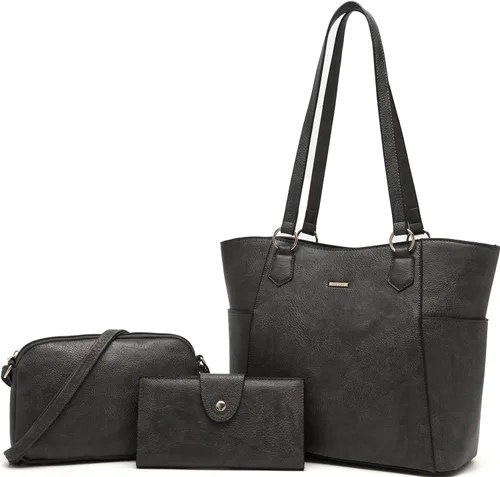 Bolsos de mano para mujer, juego de bolso y cartera, bolsas de hombro grandes, bolsos cruzados, carteras