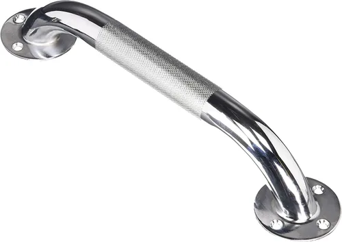 Carex Barras de agarre texturizadas para bañeras y duchas, barras de agarre para seguridad en el baño, mango de ducha duradero de acero inoxidable