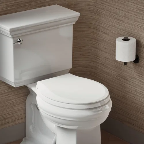 Vista 2 de KOHLER 4639-RL-0 Cachet ReadyLatch Asiento de inodoro redondo con cierre suave, color blanco