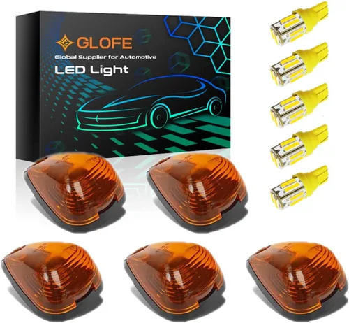5X Luces de Señalización de Techo de Cabina LED Ámbar Luces de Holgura Superiores Compatibles con Ford 1999-2016 F150 F250 F350 F450 F550 Super Duty