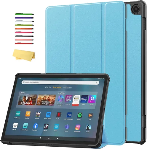 Vista 66 de Funda para Amazon Kindle Fire HD 8 y Fire HD 8 Plus (12ª/10ª generación, versión 2024/2022/2020) de 8 pulgadas, UUcovers con soporte triple