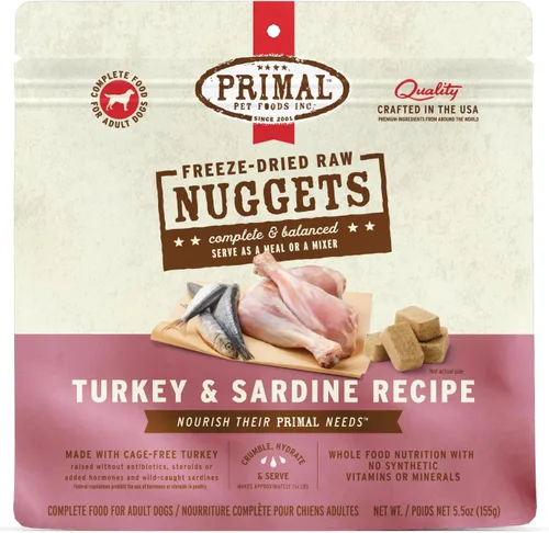 Vista 32 de Primal - Nuggets de alimento crudo liofilizado para perros, res, comida completa y balanceada, también se puede utilizar como complemento o premio