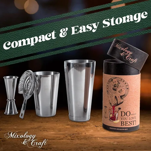 Vista 9 de Boston Cocktail Shaker Set