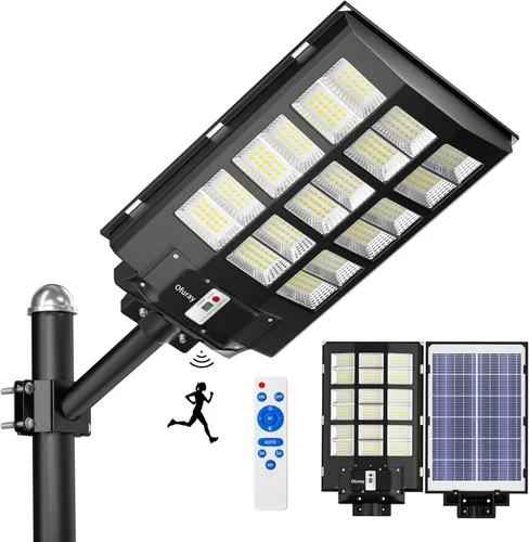 Vista 14 de Ofuray Luces de calle solares al aire libre, Of-5000W luz comercial