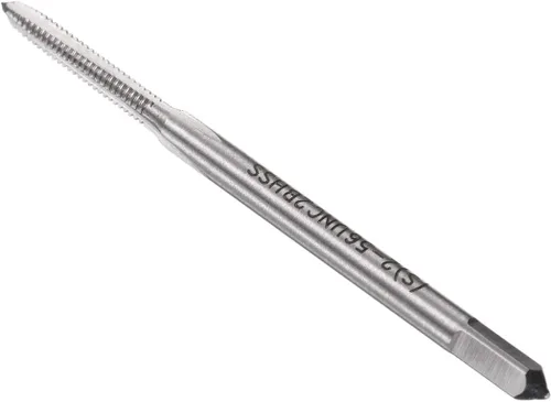 Tapones de fresado de rosca, rosca 2#-56 UNC 2B, máquina de acero de alta velocidad M42, herramienta de roscado de tornillos de 3 flautas rectas