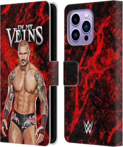 Vista 56 de Head Case Designs Officially Licensed WWE in My Veins Randy Orton Leather Wallet Case Compatible with Apple iPhone 11 En mis venas