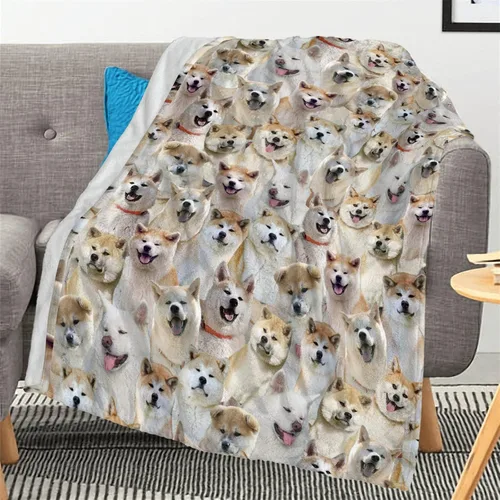 Vista 11 de Airedale - Manta de regalo para perro, linda manta de franela estampada para cama, sofá, sofá Perro Airedale #1