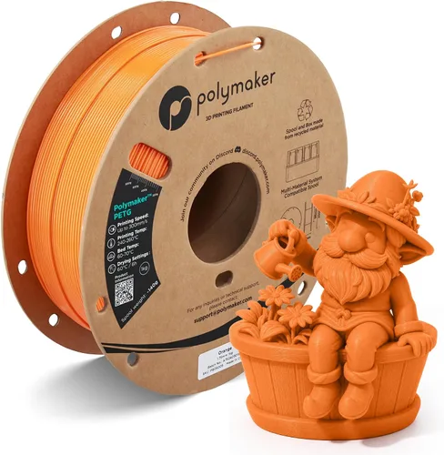 Vista 10 de Polymaker PETG Filament 1.75mm, 1KG, Army Brown PETG 3D Printer Filament, High-Speed Up to 500mm/s, Neatly Wound, Smooth Feeding, Reduced Stringing