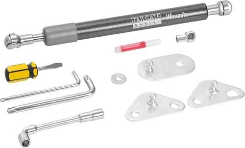 Vista 8 de Winunite Compatible con F150 2015-2025 Asistente de Compuerta Trasera – Material de Acero Inoxidable, Descenso Controlado Silencioso, No Más
