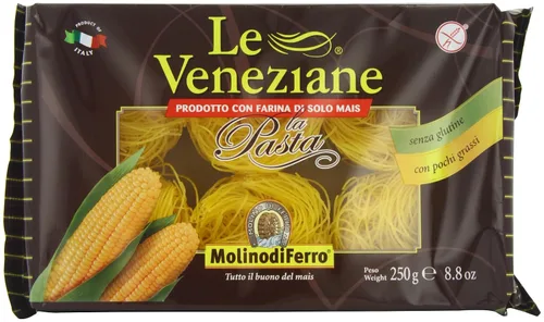 Le Veneziane Pasta de Maíz, Capallini 8.82 oz [Paquete de 4]