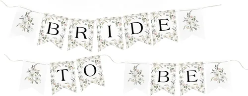 Vista 6 de Hortense B. Hewitt Accesorios para despedida de soltera con lazo "Bride to Be" para fiesta, 180 pulgadas de largo Novia de arco negro para ser