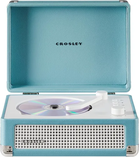 Vista 20 de Crosley CR3505DP-WF Cruiser - Reproductor de CD portátil retro con Casa de campo blanca