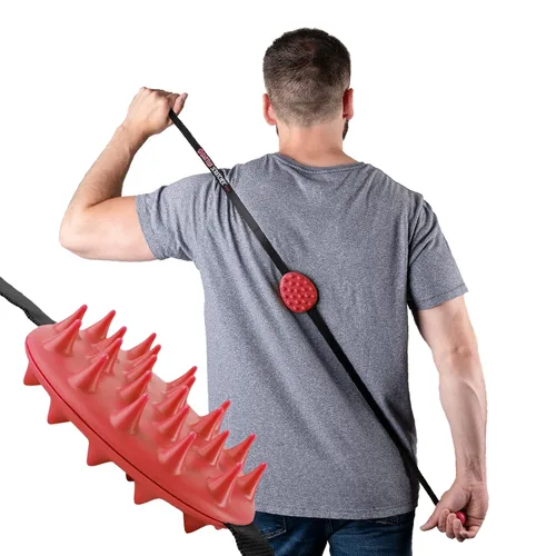 Vista 10 de Rascador de Espalda Original Cactus Scratcher - Herramienta de Rascado de Espalda de 2 Caras para Áreas de Difícil Acceso, Correa Duradera de 45