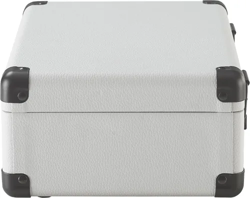 Vista 10 de Crosley CR3505DP-WF Cruiser - Reproductor de CD portátil retro con Casa de campo blanca