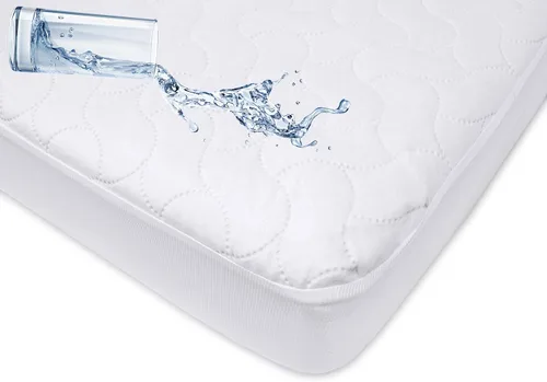 Vista 5 de American Baby Company Protector de colchón impermeable para cuna pequeña de Blanco - 1 paquete