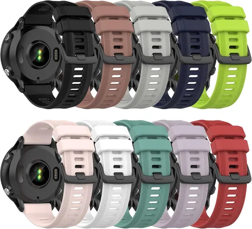 Correa para Garmin Forerunner 955, banda de repuesto de silicona suave para Garmin Forerunner 955 Solar (sin rastreador, bandas de repuesto