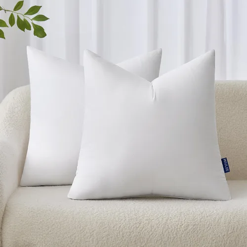 Vista 10 de MIULEE - Relleno de cojín cuadrado, cojín decorativo para cama, sillón y sofá, 12 x 12 pulgadas