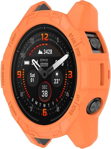 Vista 6 de TenCloud Funda para Garmin Fenix 7 (1.850 in) - Sapphire Solar, Pro Sapphire Solar (5 colores)