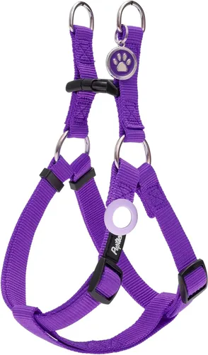 Vista 36 de PUPTECK arnés para perros sin jalar, suave, ajustable, básico, de nailon, chaleco para cachorro, para caminar al aire libre con etiqueta