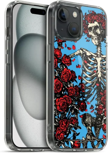 Vista 204 de Head Case Designs Funda de gel con licencia oficial de Grateful Dead Bear Trends [protección de grado militar] compatible con Apple iPhone 7