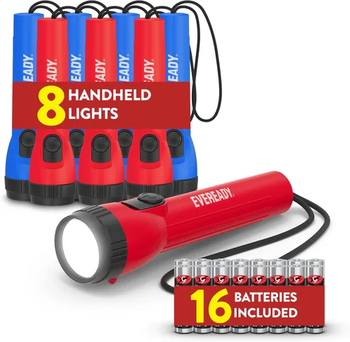 Vista 11 de Eveready Linterna LED (paquete de 8) Linternas brillantes y confiables para uso general, excelentes para acampar, automóvil, linterna de mano