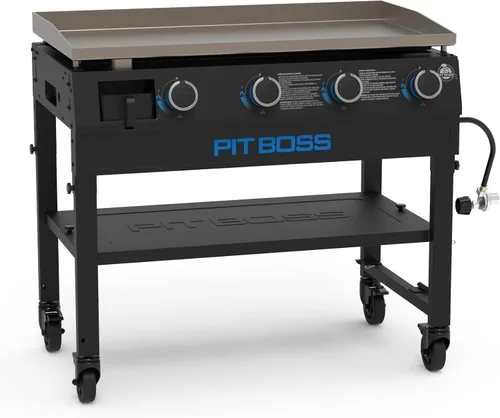 Vista 18 de Pit Boss 10963 Plancha de gas de 4 quemadores, color negro