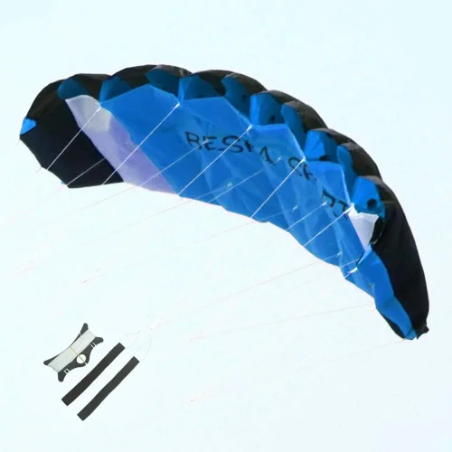 Besra - Enorme cometa de 74 pulgadas de doble línea para acrobacias con paracaídas con herramientas de vuelo 1.9 m de potencia para kitesurf.