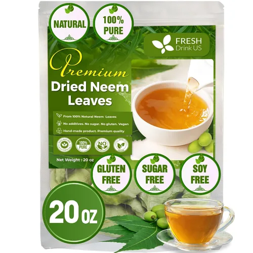 Vista 90 de FreshDrinkUS, 50 bolsas de té de cebada premium, 100% natural y puro de cebada. Té de hierbas. Hecho con bolsas de té de material natural. Sin