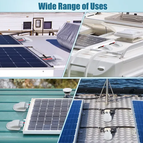 Vista 4 de Juego de 2 glándulas solares de entrada doble entrada impermeable para 3mm² Blanco