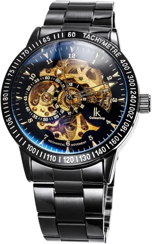 Carrie Hughes Men's Steampunk Photochromic Glass Automatic Stainless Steel Watch 98226