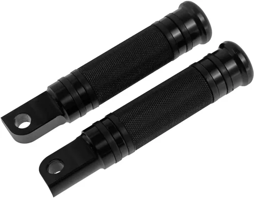 Vista 2 de Motorcycle Foot Pegs Male Mount Footrests Pedal For Harley Para Sportster Forty Eight 883 Dyna Touring, negro CNC Billet aluminio, estriberas