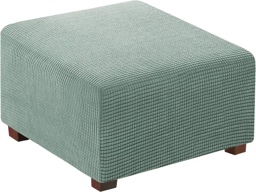Vista 14 de Flamingo P Funda otomana elástica cuadrada, protector de muebles, protector de muebles plegable, protector de muebles, funda suave con parte