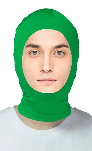 Vista 10 de VSVO Máscara de capucha Zentai de cara abierta