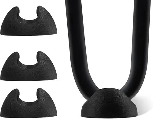 Waziaqoc - 4 patas protectoras para patas de horquilla, color negro