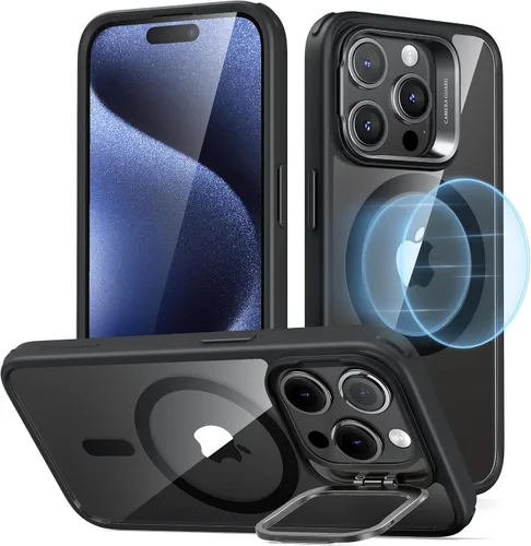 Vista 67 de ESR - Carcasa para iPhone Air con soporte flexible, para MagSafe, transparente