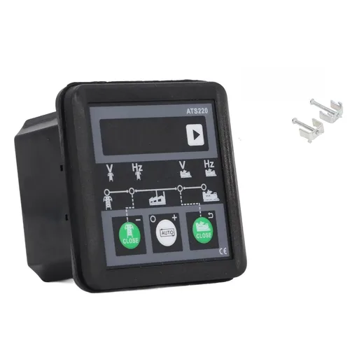 LiebeWH Controlador de interruptor de transferencia automática, unidad de cambio de potencia de frecuencia de voltaje LED inteligente para panel