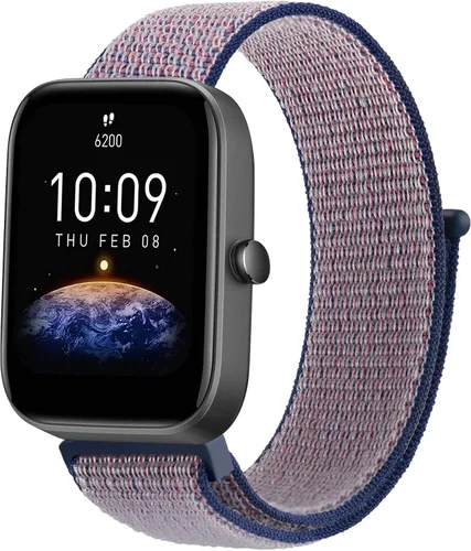 Vista 10 de Wanme Bandas compatibles con Amazfit Bip 3 / Bip 3 Pro / Bip U Pro / Bip / Bip Lite / Bip S / Bip S lite / Bip U, Amazfit Active 2, correa de Negro