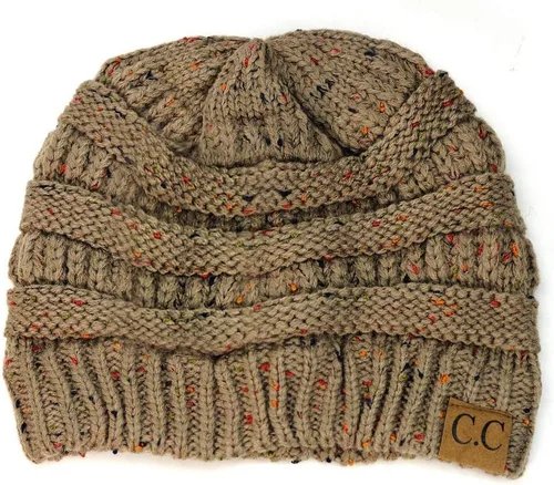 Vista 19 de C.C Trendy Warm Chunky Soft Stretch Cable Knit Beanie