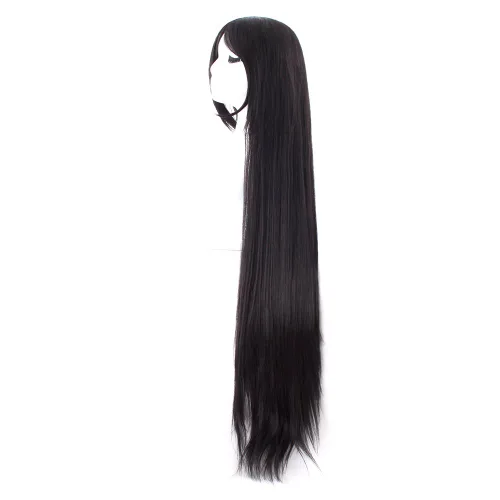 Vista 3 de MapofBeauty - Peluca de cabello largo y rizado en espiral para disfraz de cosplay (azul celeste)