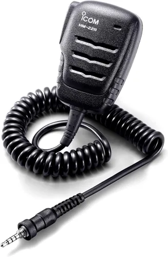 Icom Hm228 Micrófono de altavoz impermeable compacto Ipx7 F/m93d